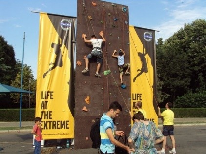 climbing wall