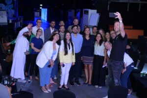 bravos lab dubai may 2025 media one hotel p7 arena team selfie